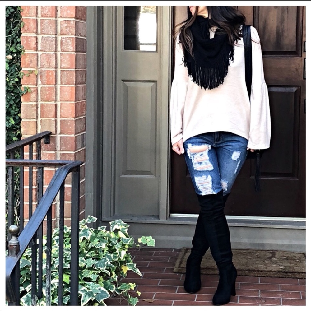 ✨LAST ONES✨Black over the knee boots - Picture 8 of 8